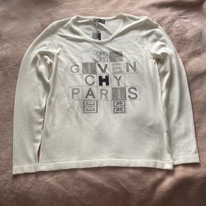 NWT Givenchy Paris Long Sleeve Lounge Shirt